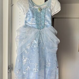 Official Disney Cinderella Blue Princess Kids Costume